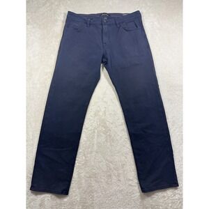 34 Heritage Mens Courage Mid-Rise Straight Navy Blue Pants 36/32 Meas: 36x31